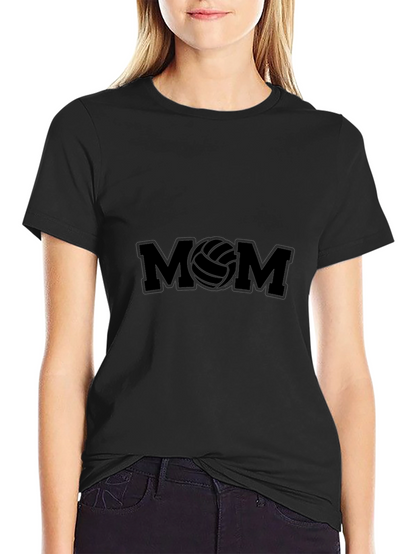 Volleyball Mom Black T-Shirt