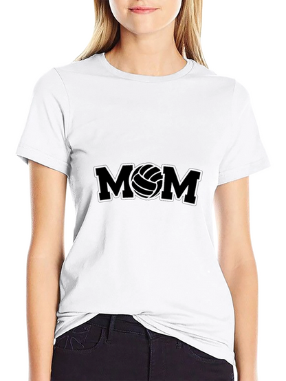 Volleyball Mom Black T-Shirt