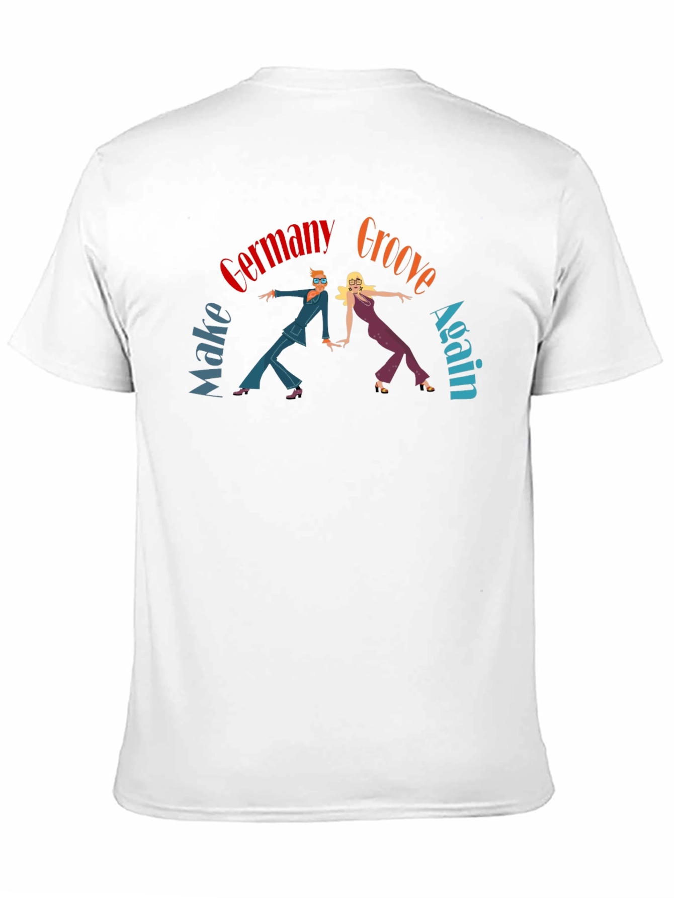 Groovy Germany Graphic Tee - Retro 70s Style
