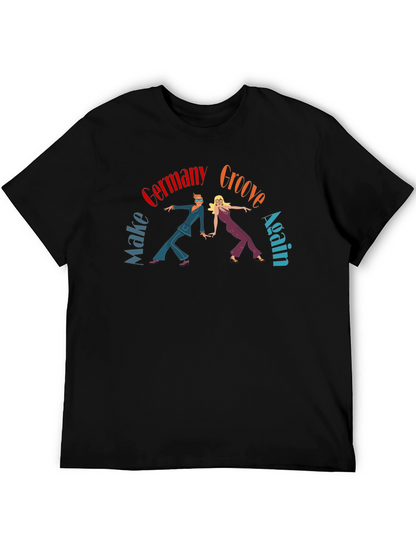Groovy Germany Graphic Tee - Retro 70s Style