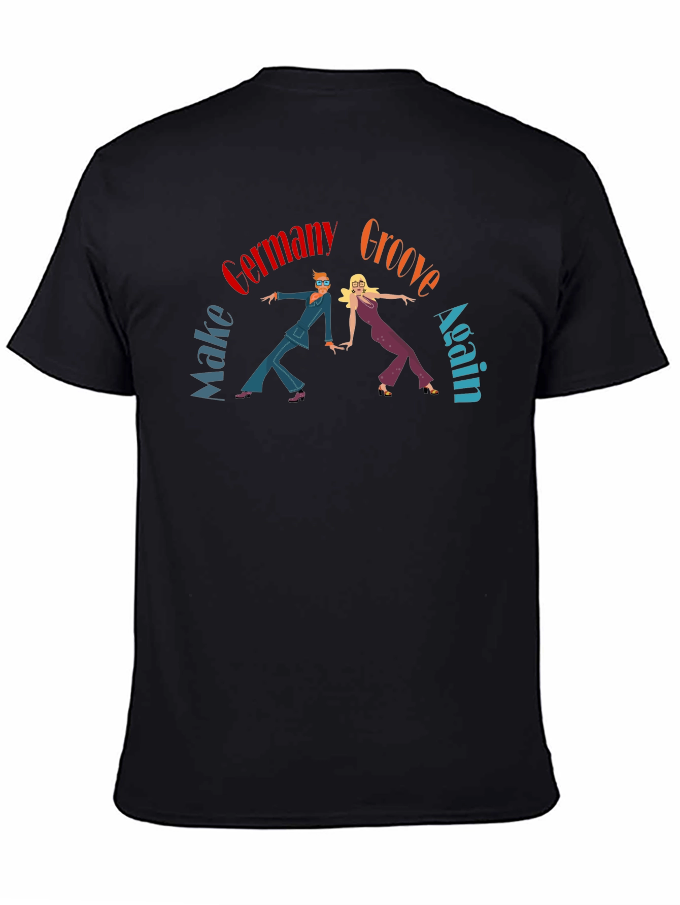 Groovy Germany Graphic Tee - Retro 70s Style