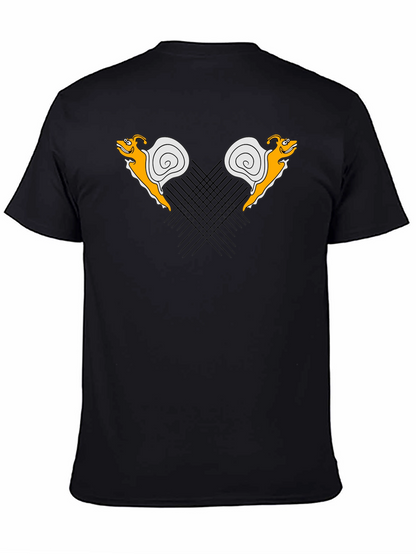 Fun Snail Graphic Tee - Black Casual T-Shirt