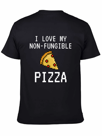 Non-Fungible Pizza T-Shirt - Pixel Art Foodie Tee