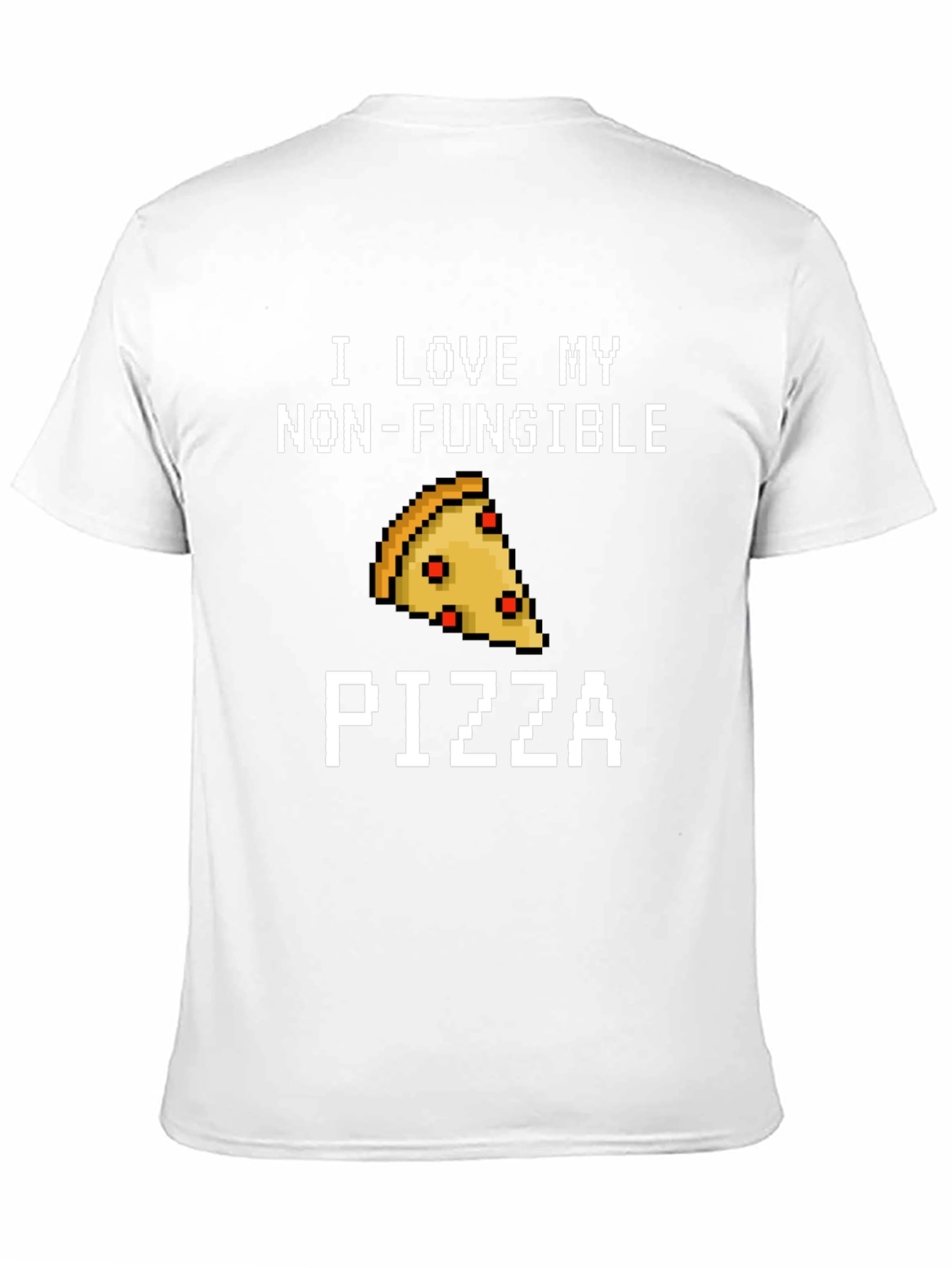 Non-Fungible Pizza T-Shirt - Pixel Art Foodie Tee