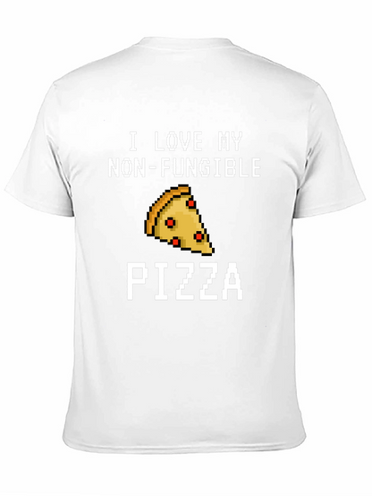 Non-Fungible Pizza T-Shirt - Pixel Art Foodie Tee