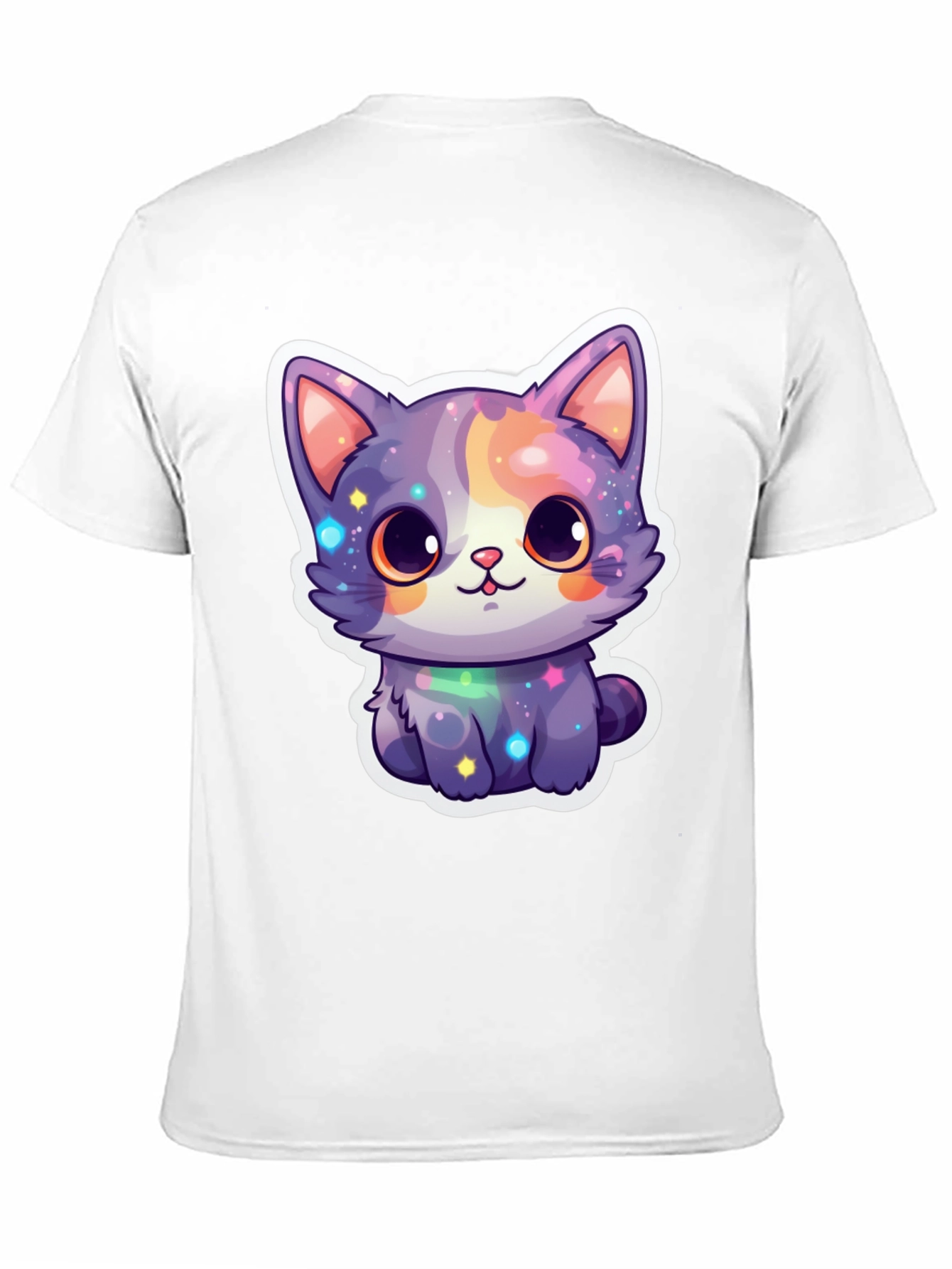 Cute Galaxy Cat T-Shirt - Stylish Graphic Tee