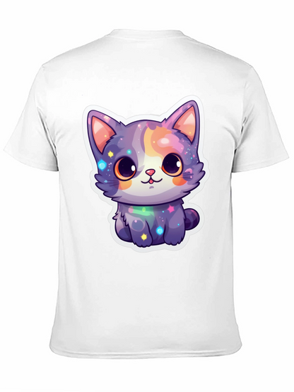 Cute Galaxy Cat T-Shirt - Stylish Graphic Tee