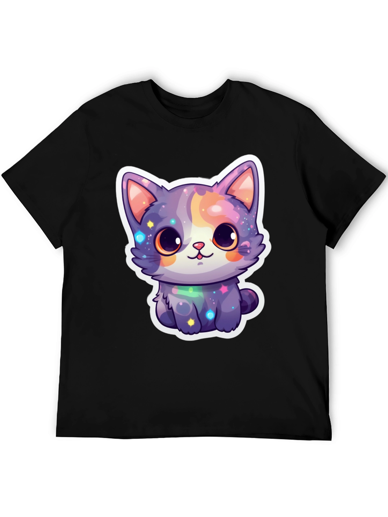 Cute Galaxy Cat T-Shirt - Stylish Graphic Tee
