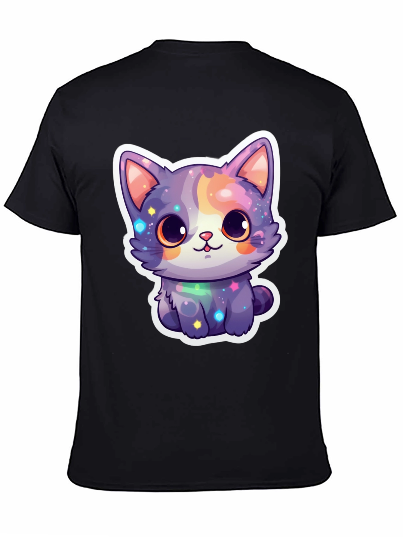 Cute Galaxy Cat T-Shirt - Stylish Graphic Tee