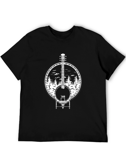 Banjo Forest T-Shirt - Black Cotton Tee