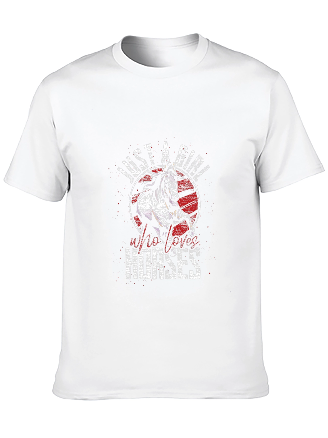 Just A Girl Who Loves Horses Graphic Tee