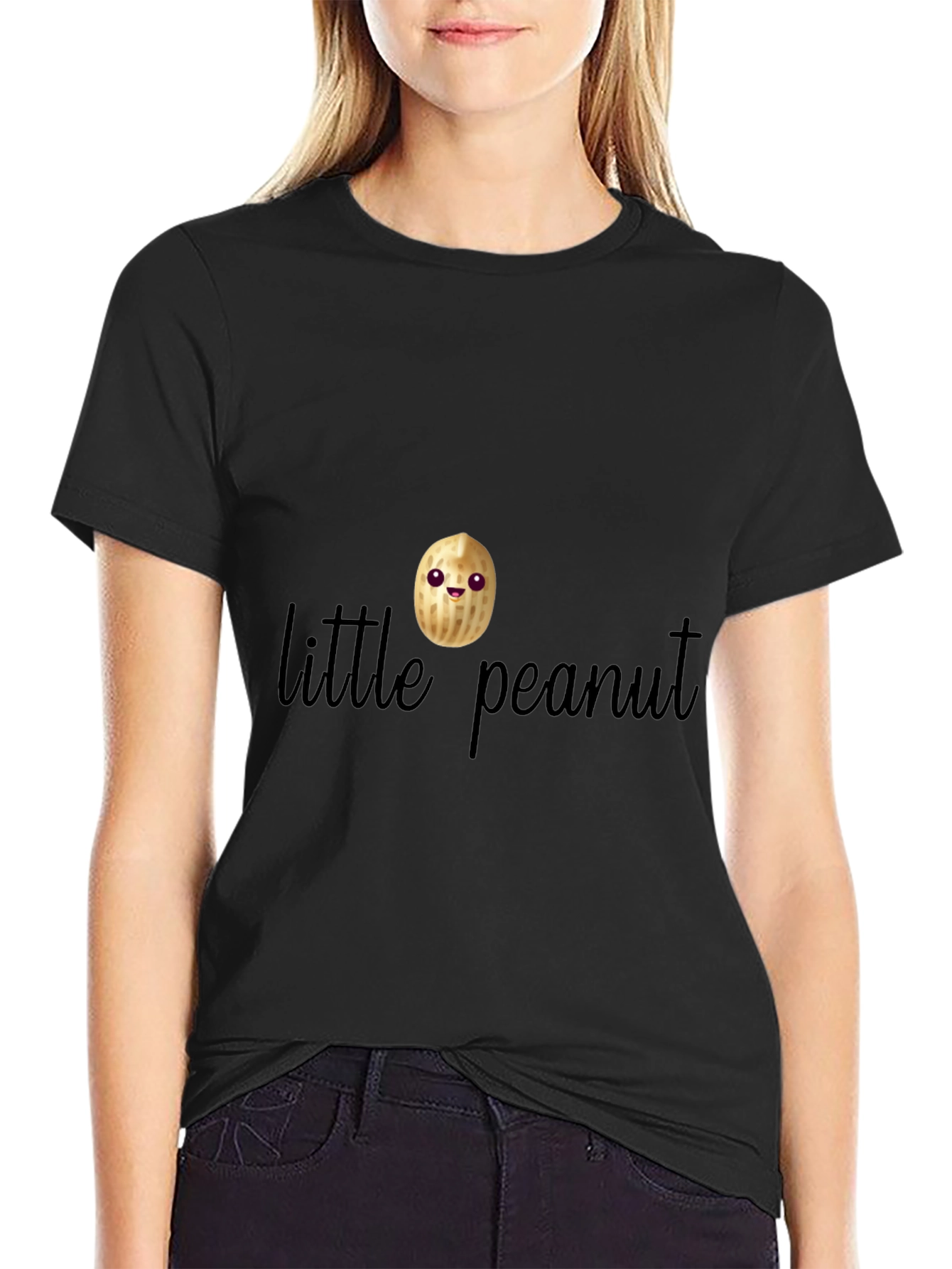 Little Peanut Tee - Black