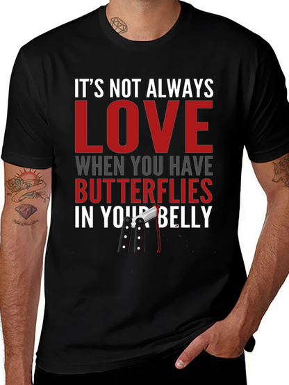 Funny T-Shirt - Butterflies in Your Belly Design