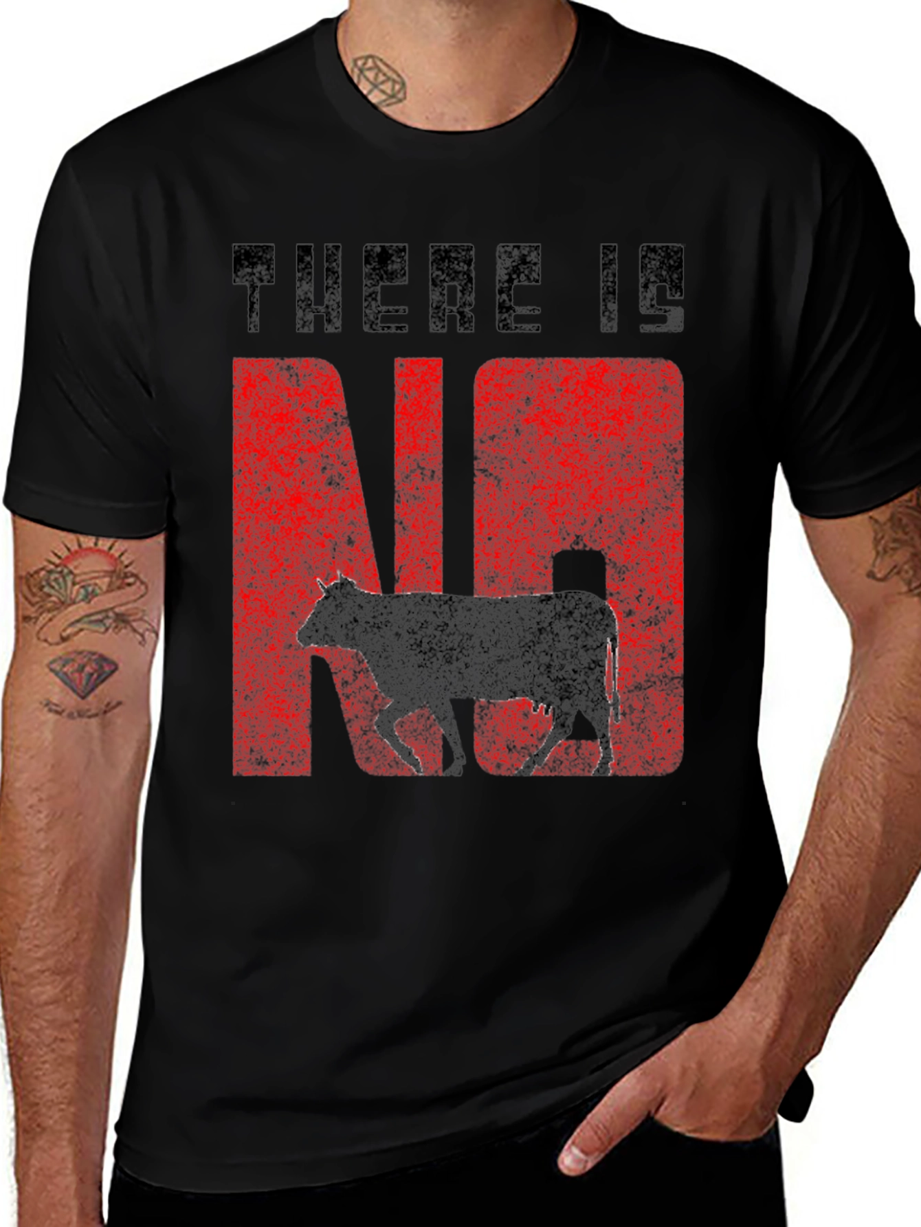 There Is No Cow Funny Graphic Tee