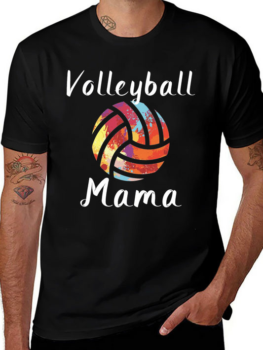 Volleyball Mama T-Shirt - Colorful Graphic Tee