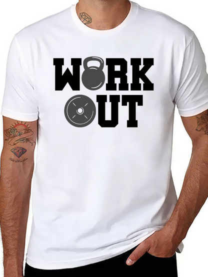 Workout Graphic T-Shirt - Fitness Apparel