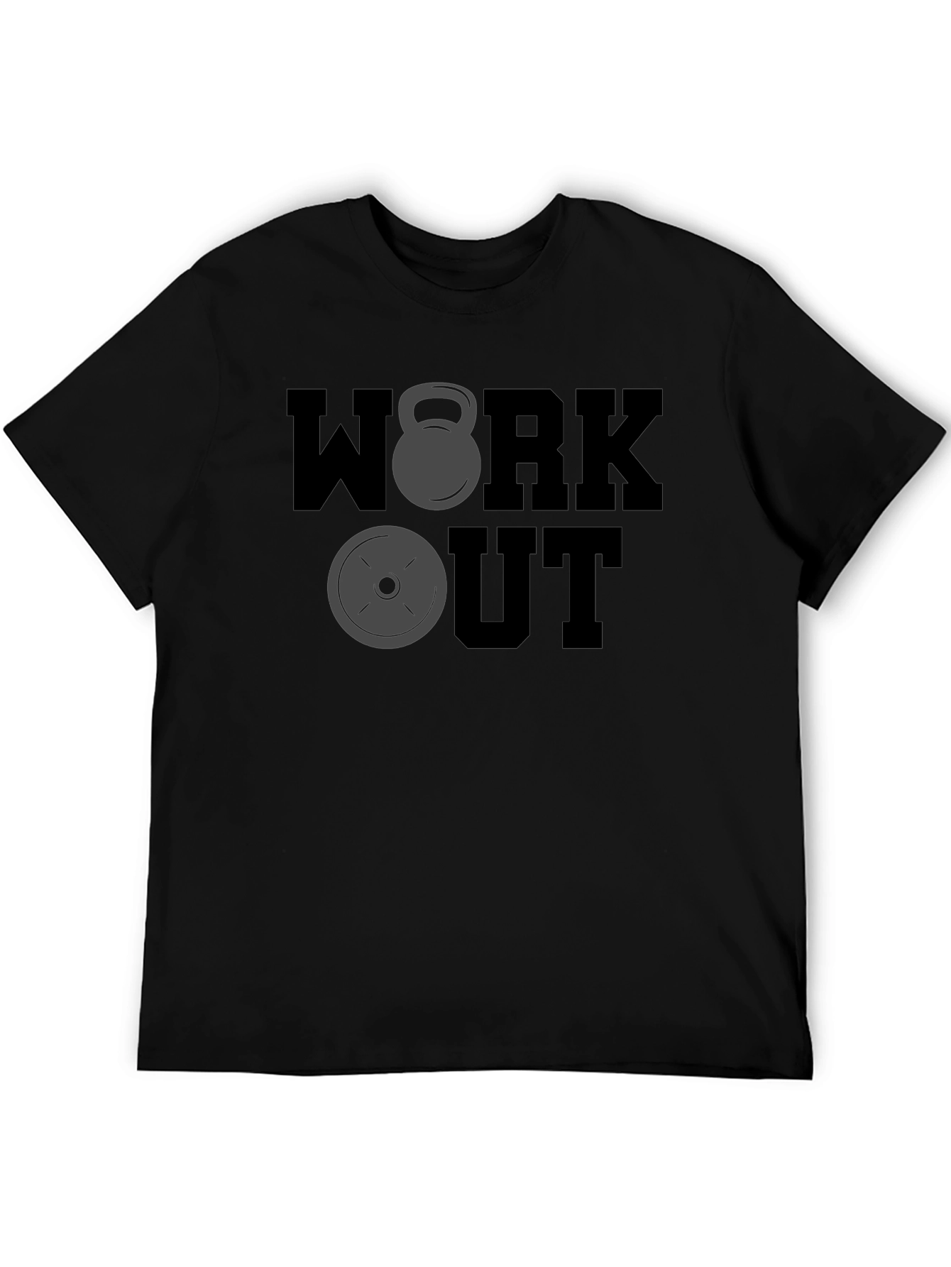 Workout Graphic T-Shirt - Fitness Apparel
