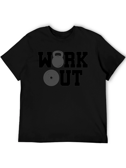 Workout Graphic T-Shirt - Fitness Apparel
