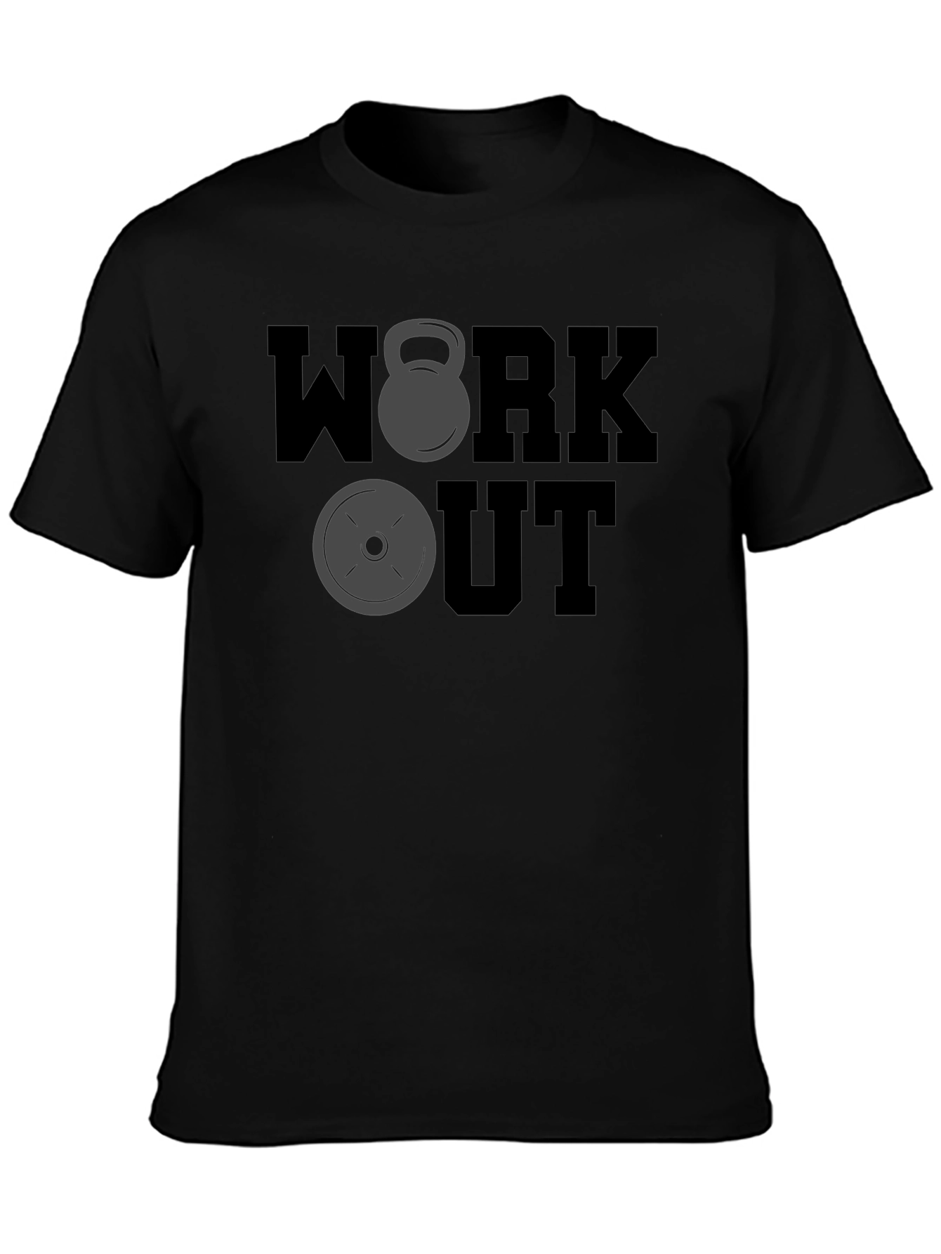 Workout Graphic T-Shirt - Fitness Apparel
