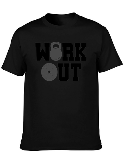 Workout Graphic T-Shirt - Fitness Apparel