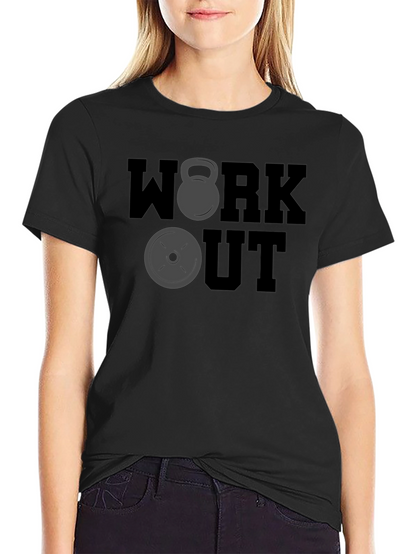 Workout Graphic T-Shirt - Fitness Apparel