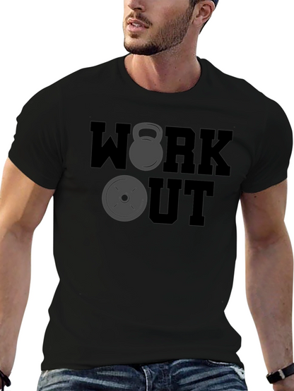 Workout Graphic T-Shirt - Fitness Apparel