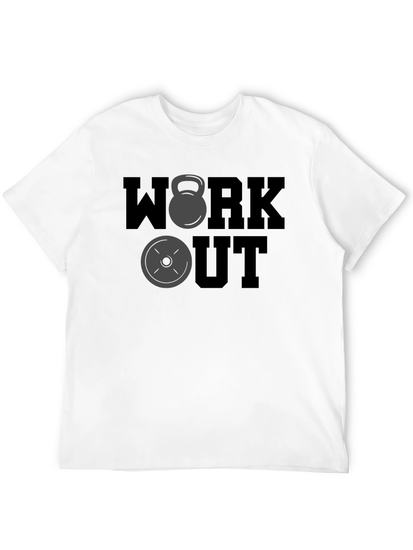 Workout Graphic T-Shirt - Fitness Apparel