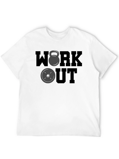 Workout Graphic T-Shirt - Fitness Apparel