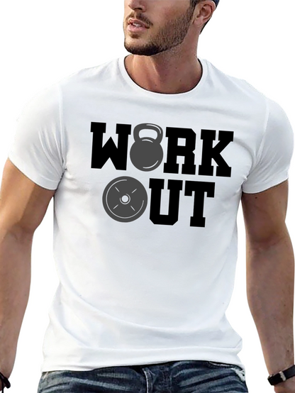 Workout Graphic T-Shirt - Fitness Apparel