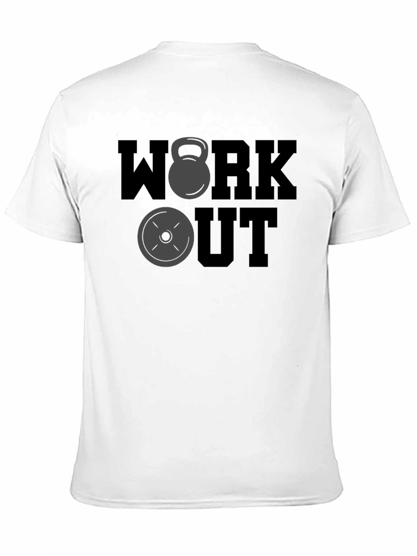 Workout Graphic T-Shirt - Fitness Apparel