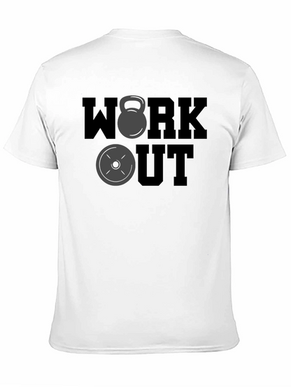 Workout Graphic T-Shirt - Fitness Apparel