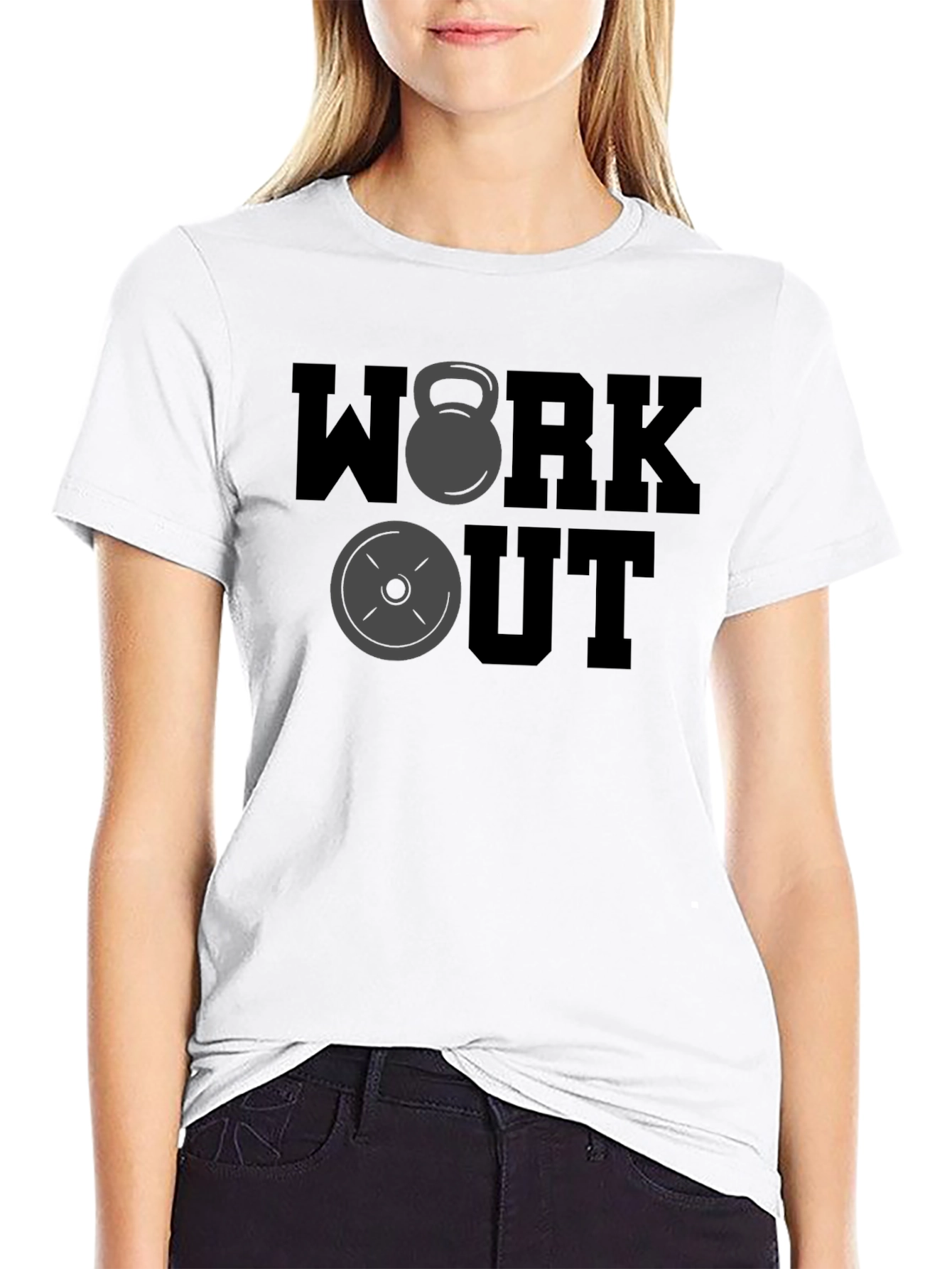 Workout Graphic T-Shirt - Fitness Apparel