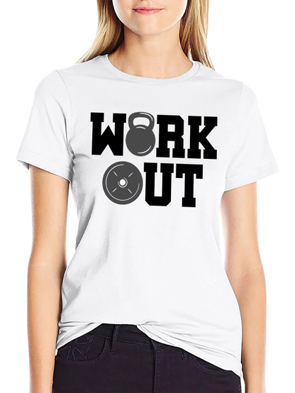 Workout Graphic T-Shirt - Fitness Apparel