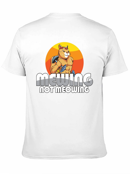 Mewing Not Meowing Cat T-Shirt