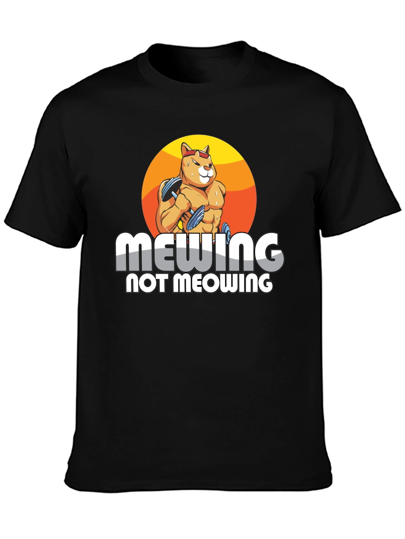 Mewing Not Meowing Cat T-Shirt
