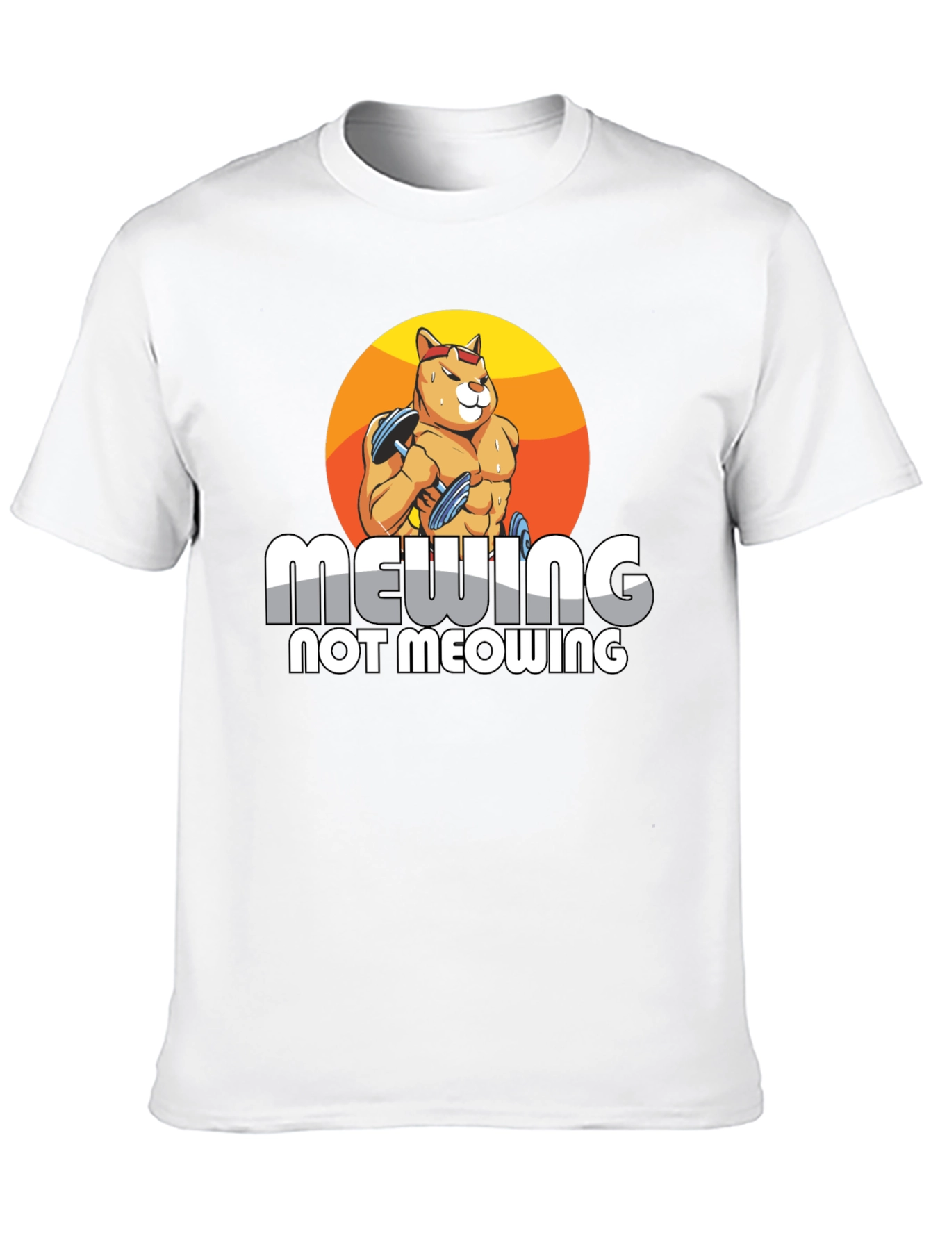 Mewing Not Meowing Cat T-Shirt