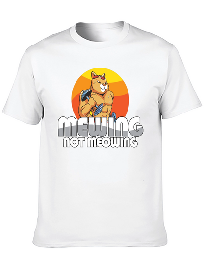 Mewing Not Meowing Cat T-Shirt