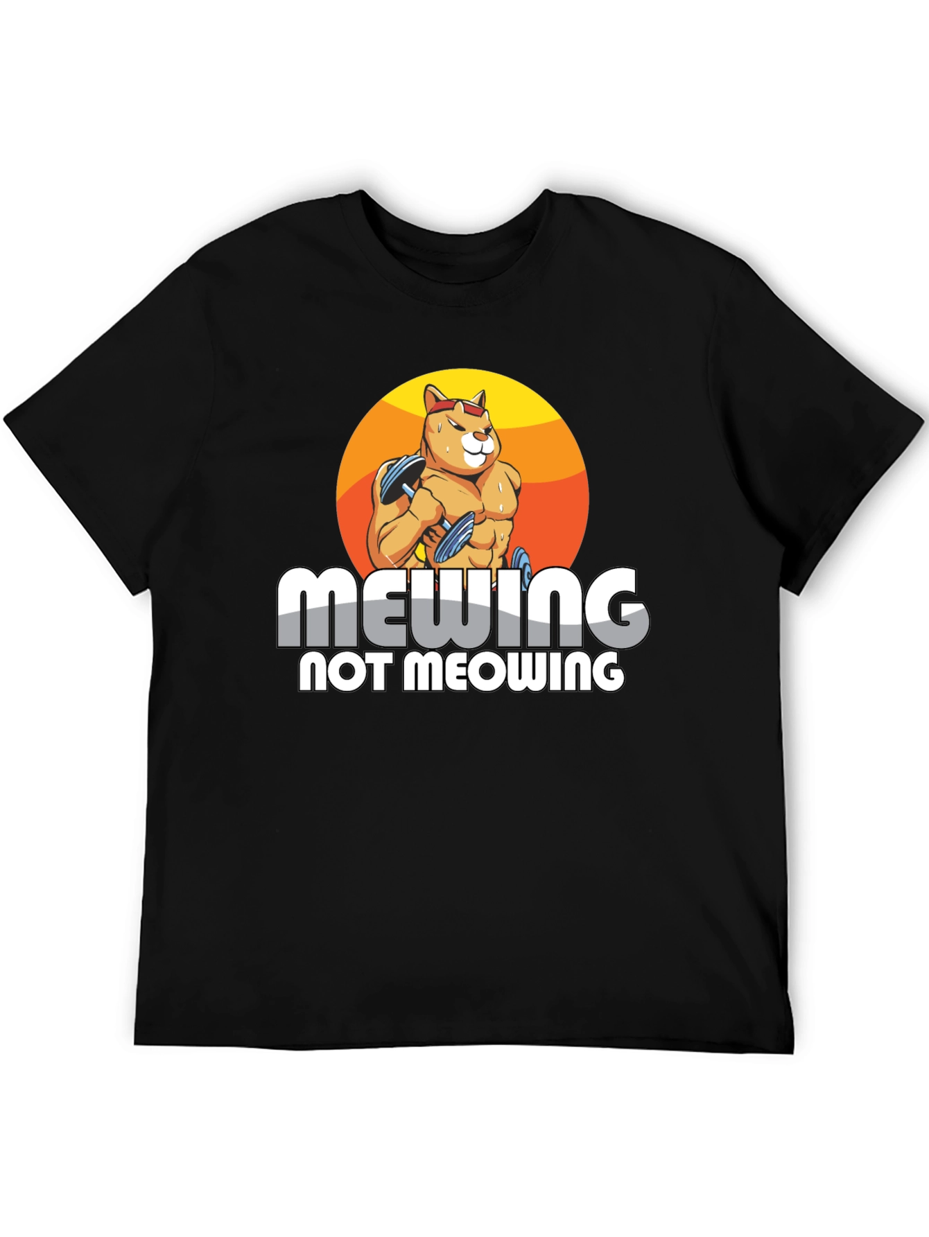 Mewing Not Meowing Cat T-Shirt