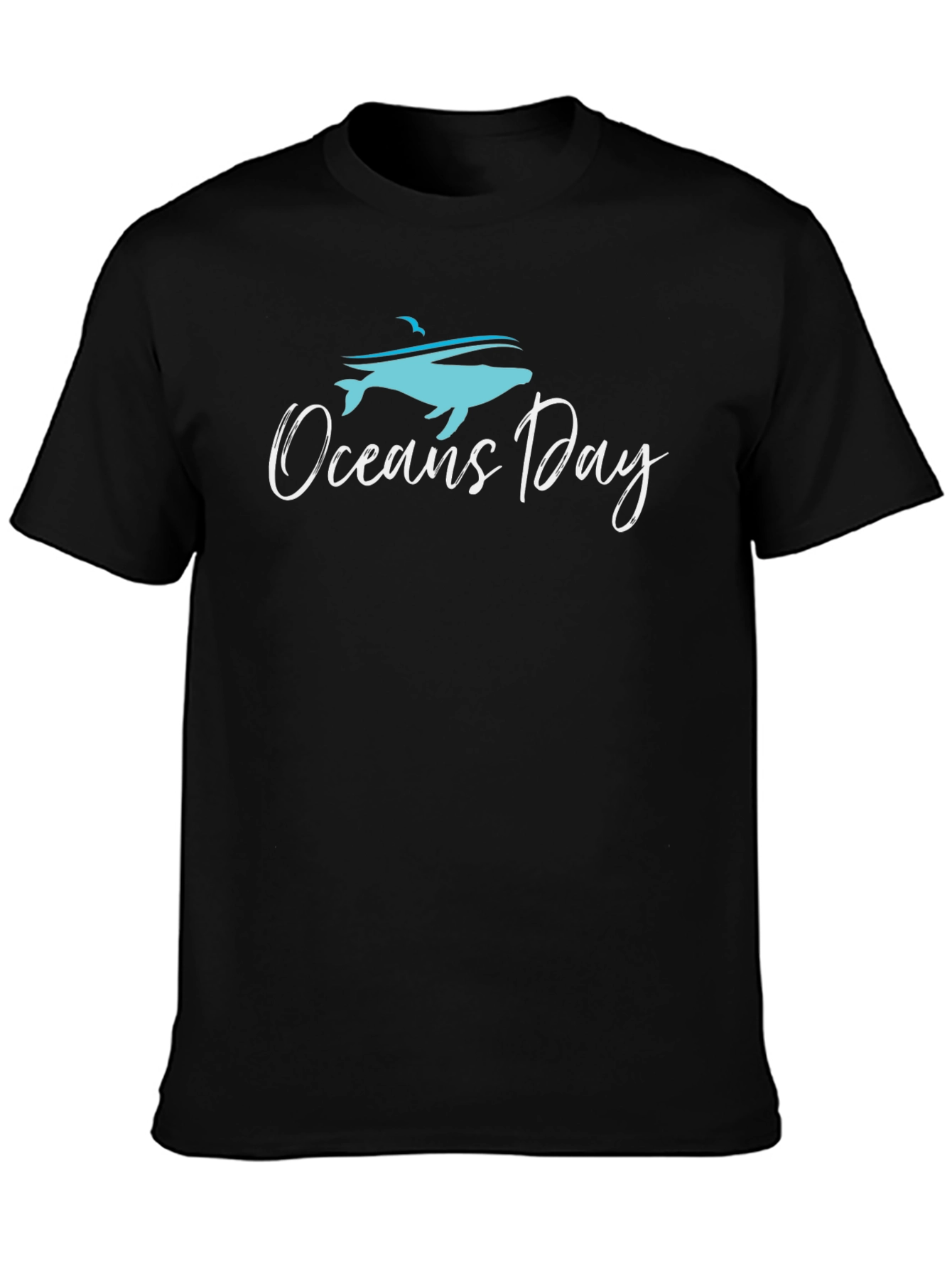 Oceans Day Black T-Shirt