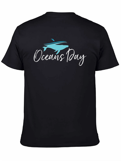 Oceans Day Black T-Shirt