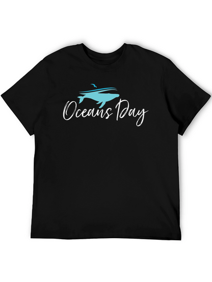 Oceans Day Black T-Shirt