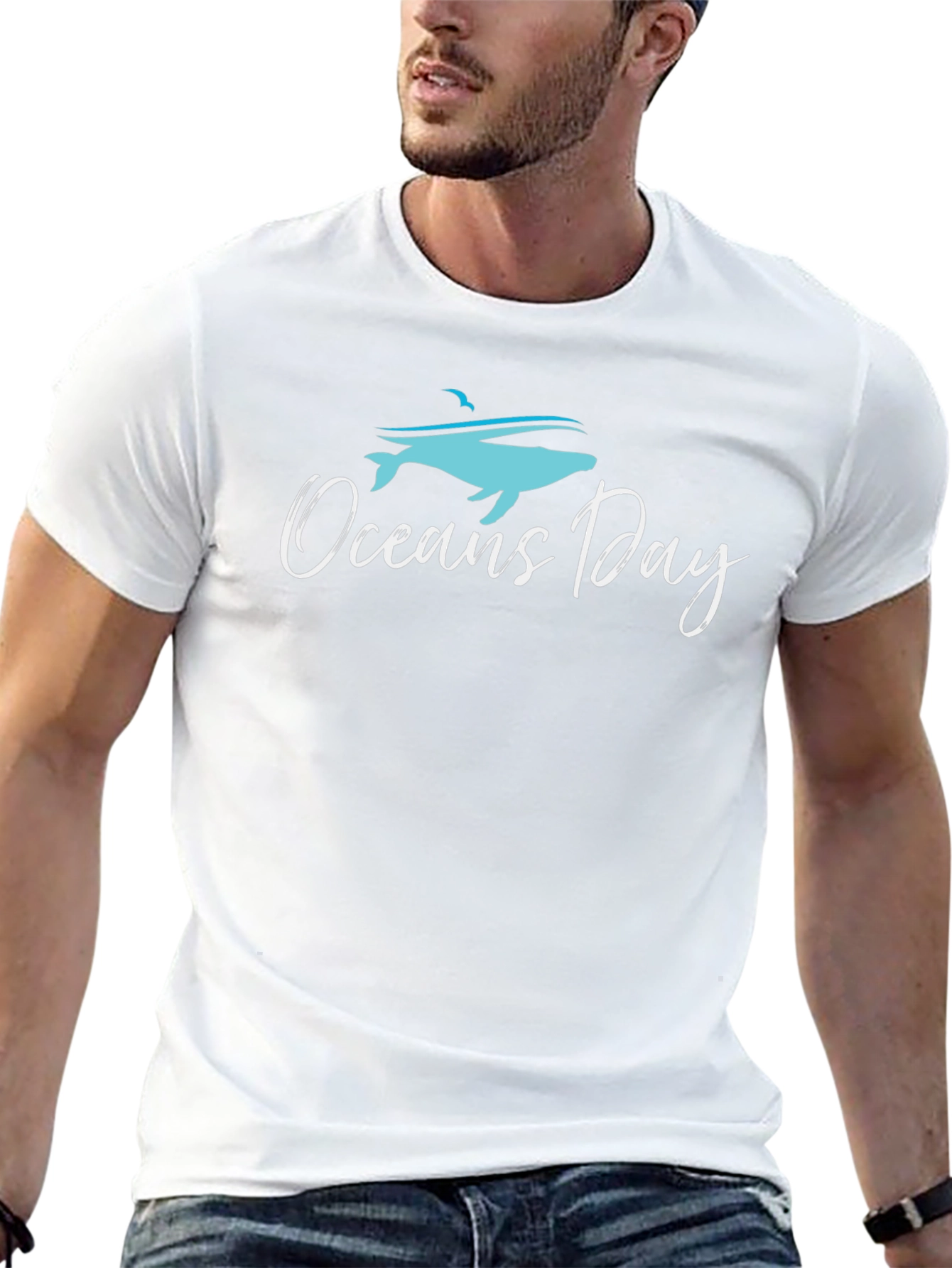 Oceans Day Black T-Shirt
