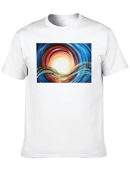Abstract Art Graphic Tee - Bold Expression T-Shirt