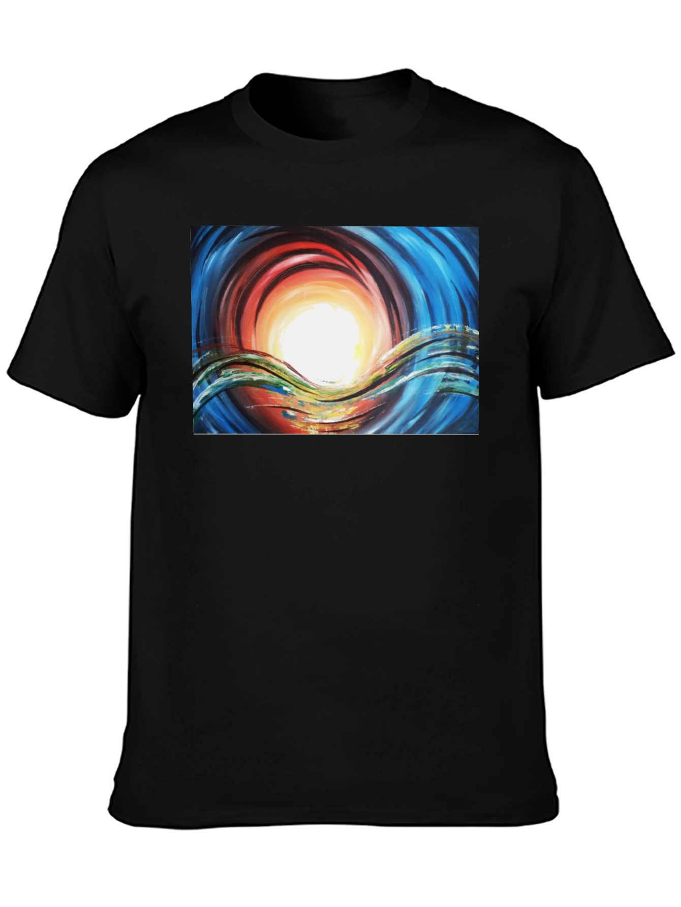 Abstract Art Graphic Tee - Bold Expression T-Shirt