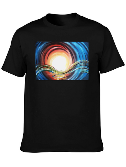 Abstract Art Graphic Tee - Bold Expression T-Shirt