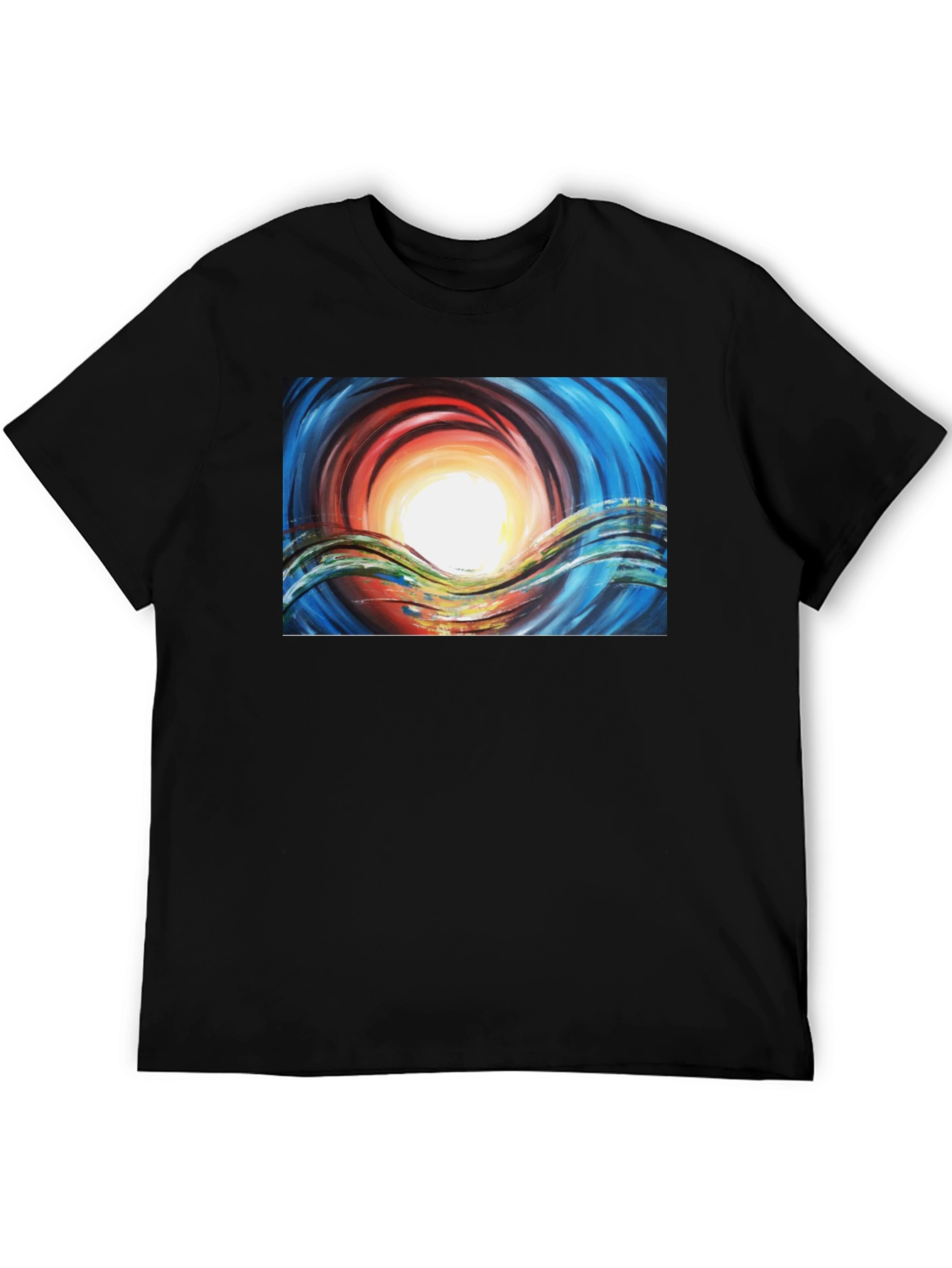 Abstract Art Graphic Tee - Bold Expression T-Shirt