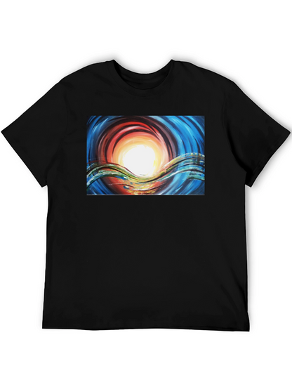 Abstract Art Graphic Tee - Bold Expression T-Shirt