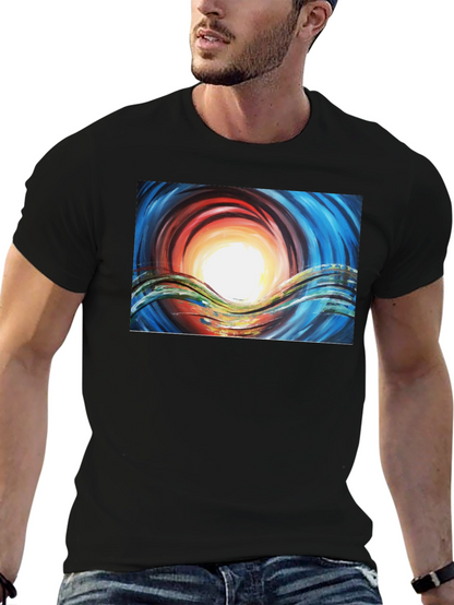 Abstract Art Graphic Tee - Bold Expression T-Shirt