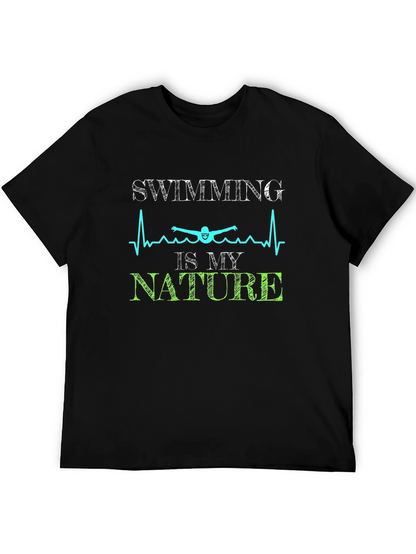 Swimming is My Nature T-Shirt - Unique Design