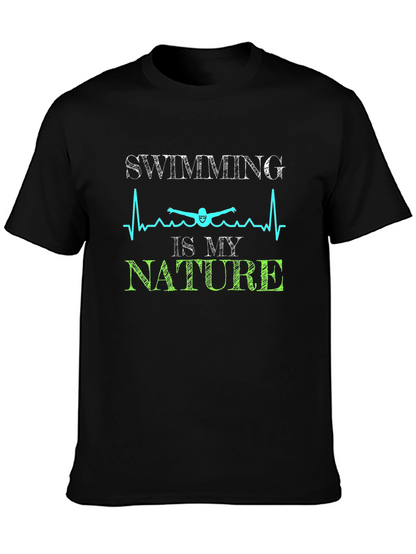 Swimming is My Nature T-Shirt - Unique Design